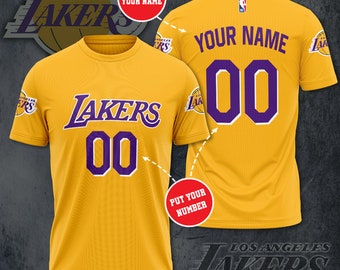 lakers personalized shirt