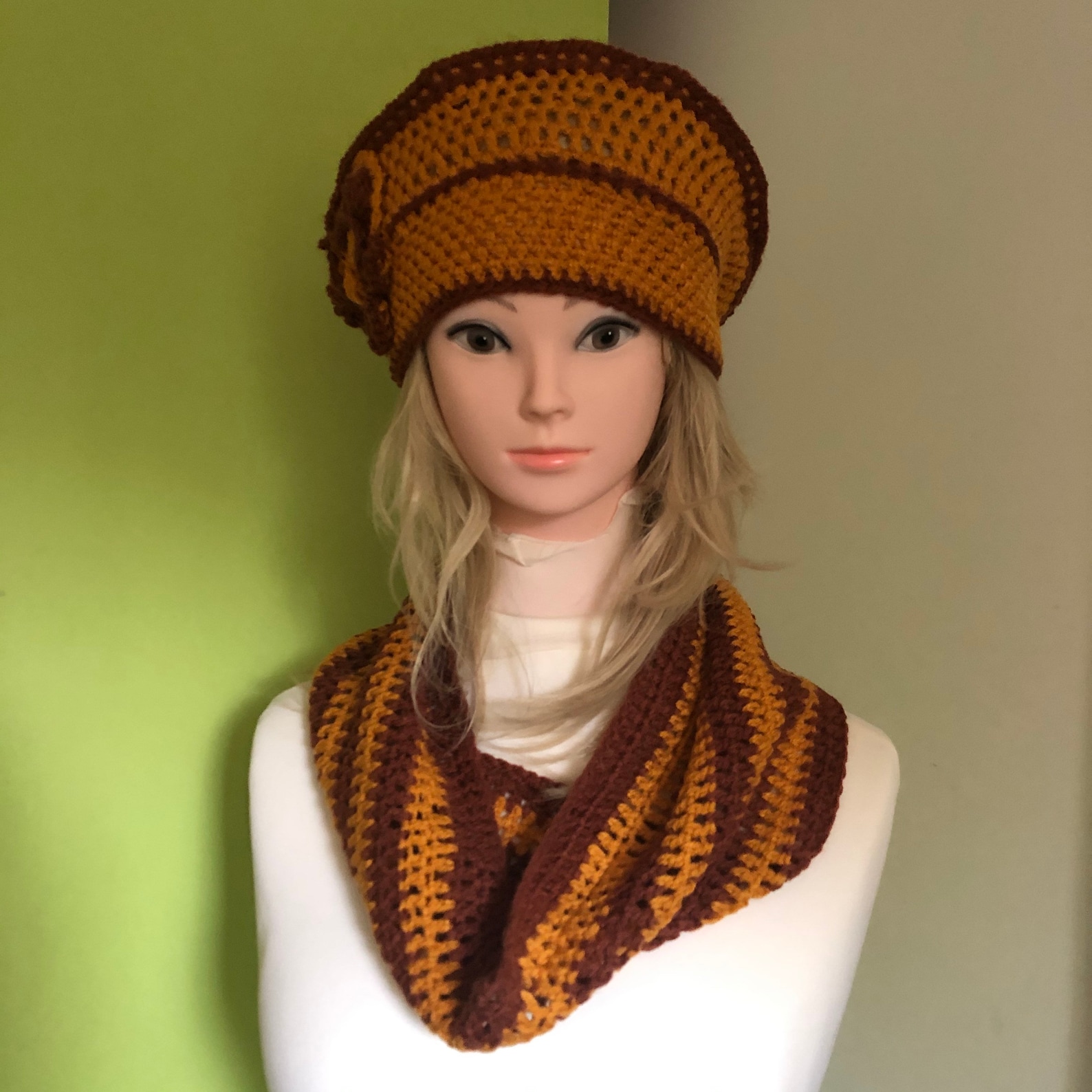 HANDMADE knitted hat and scarf set Etsy