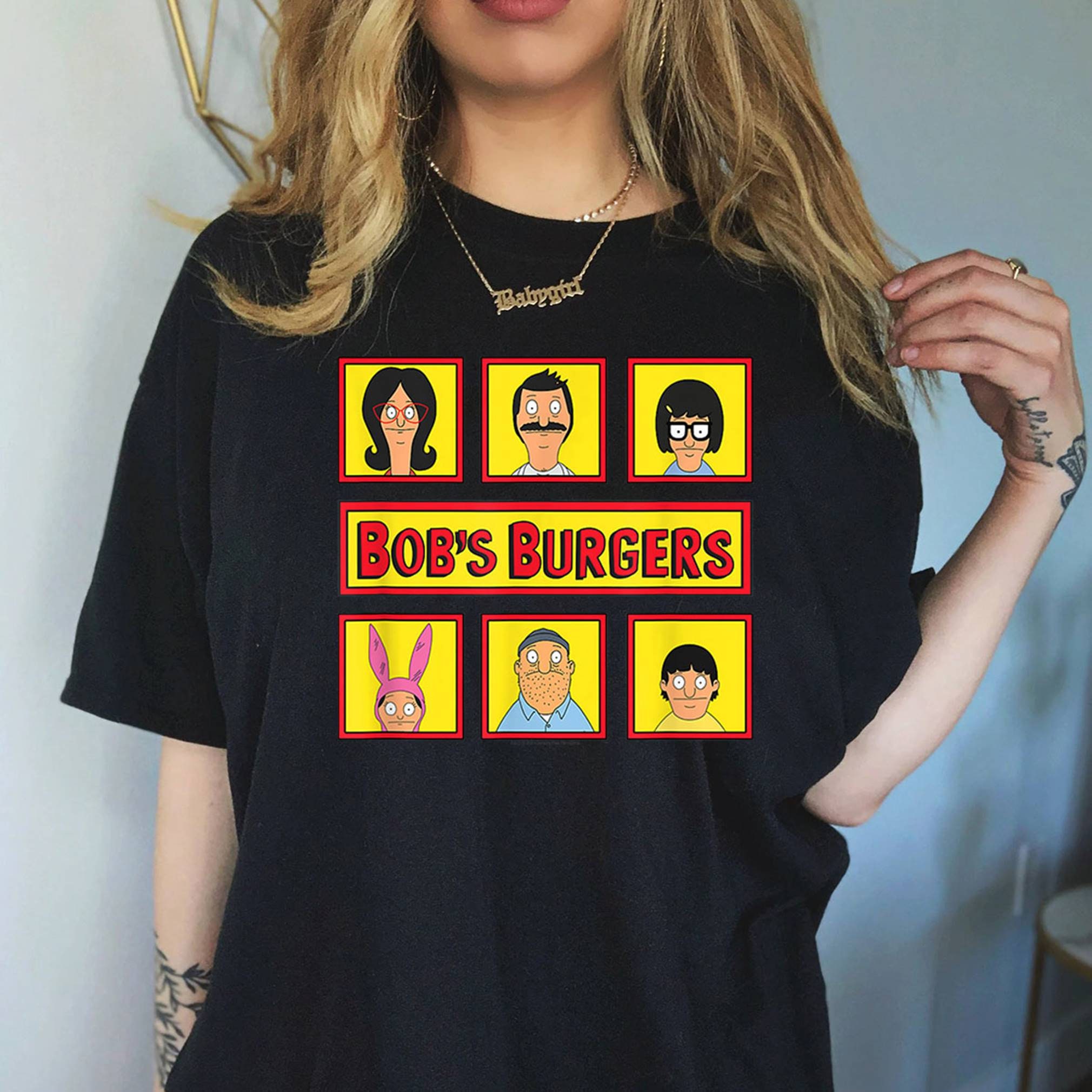 Bob's Burgers Belcher Squares T-shirt Bob Burgers Shirt -  Ireland