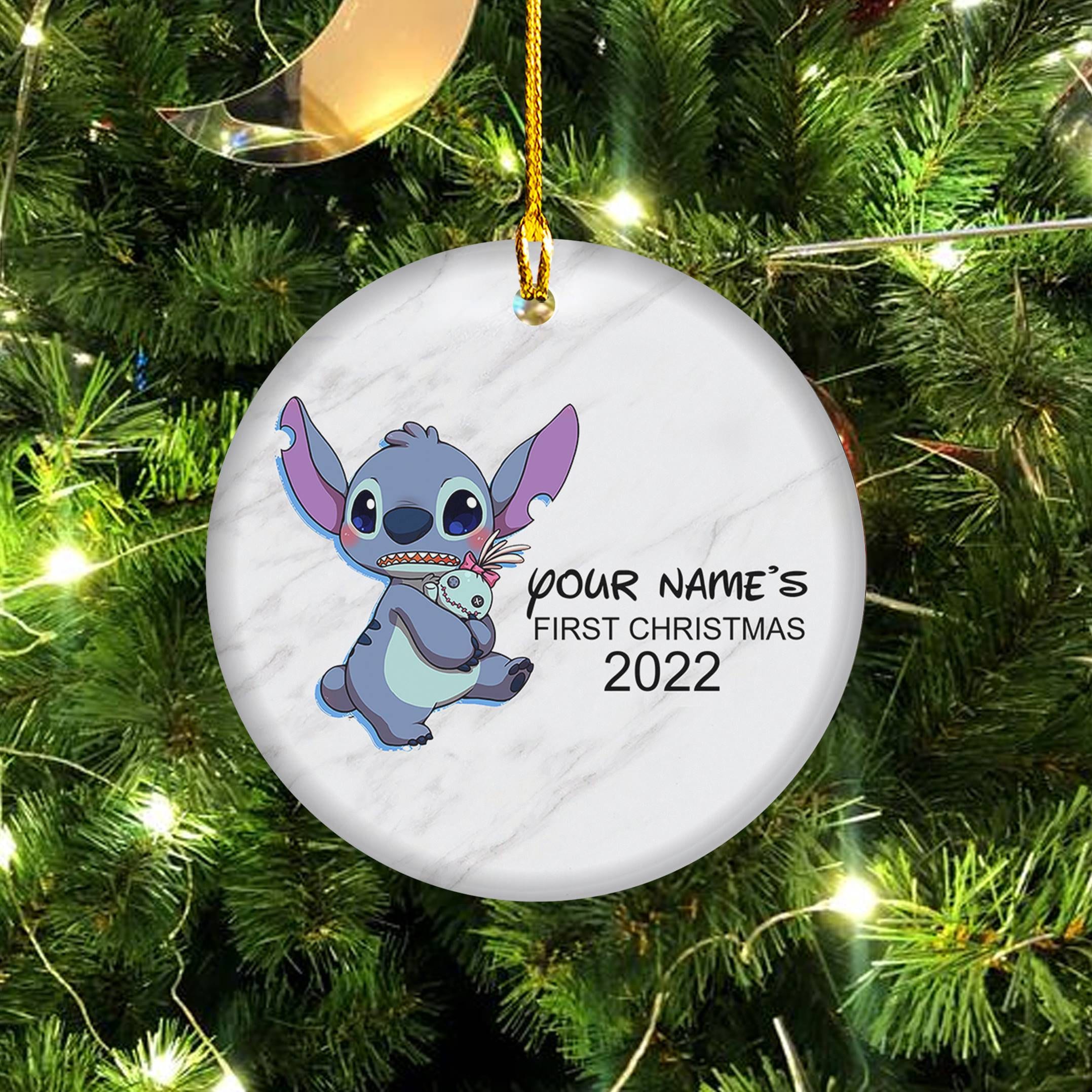 Discover Christmas Ornament Disney Ornament Stitch Ornament Baby Stitch Christmas Stitch Ornament Christmas Gift Christmas Tree Decor