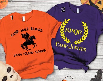 Customized Camp Half Blood Matching Shirts Heroes Of Olympus  Tshirt, Camp Halfblood Cabins Group Tees, Camp Jupiter Costume, Greek  Mythology Shirts : Handmade Products