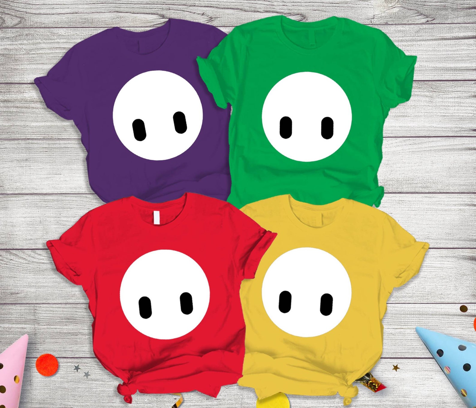 Fall Guys Costume Shirt Fall Guys Family Costume Shirt Fall Etsy