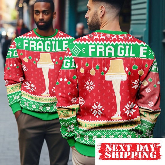 Fragile ugly sweater cheap