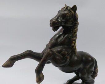 Bronze Horse, Miniature Horse Sculpture , Equine Figurine ,  bronze sculpture, animal figure , home decor, birthday gift.