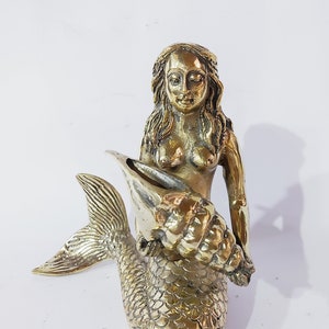 Candle Holder Of Mermaid , Bronze Mermaid Sculpture , Mermaid Figurine , home Decor , Birthday Gift