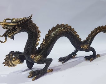 Miniature Dragon Sculpture , Dragon , Animal Figurine , Equine Figurine , Birthday Gift , Gift For Boy Friends.
