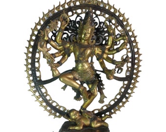 26.5 INCH OF Dancing Shiva , Shiva Nataraja , God Of Dancing , Divine Lord Dance Figurine ,Hindu God ,The Destroyer ,Sculpture Lord Siva