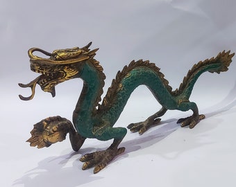 Miniature Dragon Sculpture , Dragon Figurine , Animal Figurine , Equine Figurine , Birthday Gift , Gift For Boy Friends.