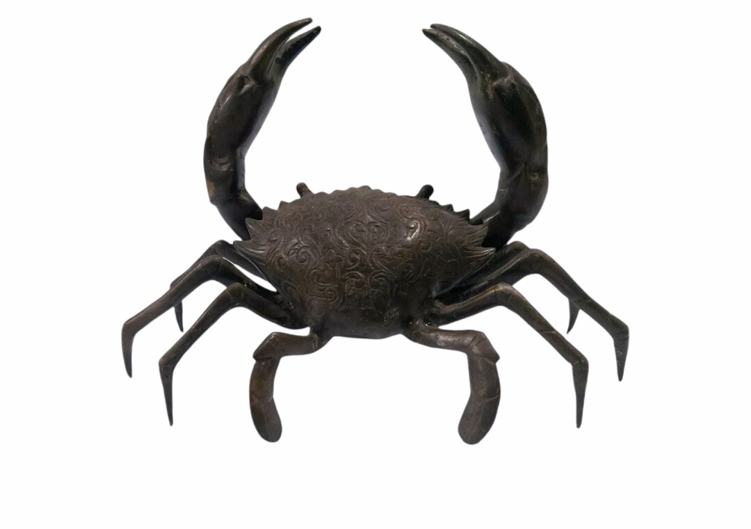 Crab Statue Crab Bronze Bronze Statue Animal Figure Etsy