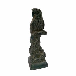 Parrot Bronze Sculpture , Miniature Parrot , Parrot Figurine ,  bronze sculpture, animal figure , home decor, birthday gift.