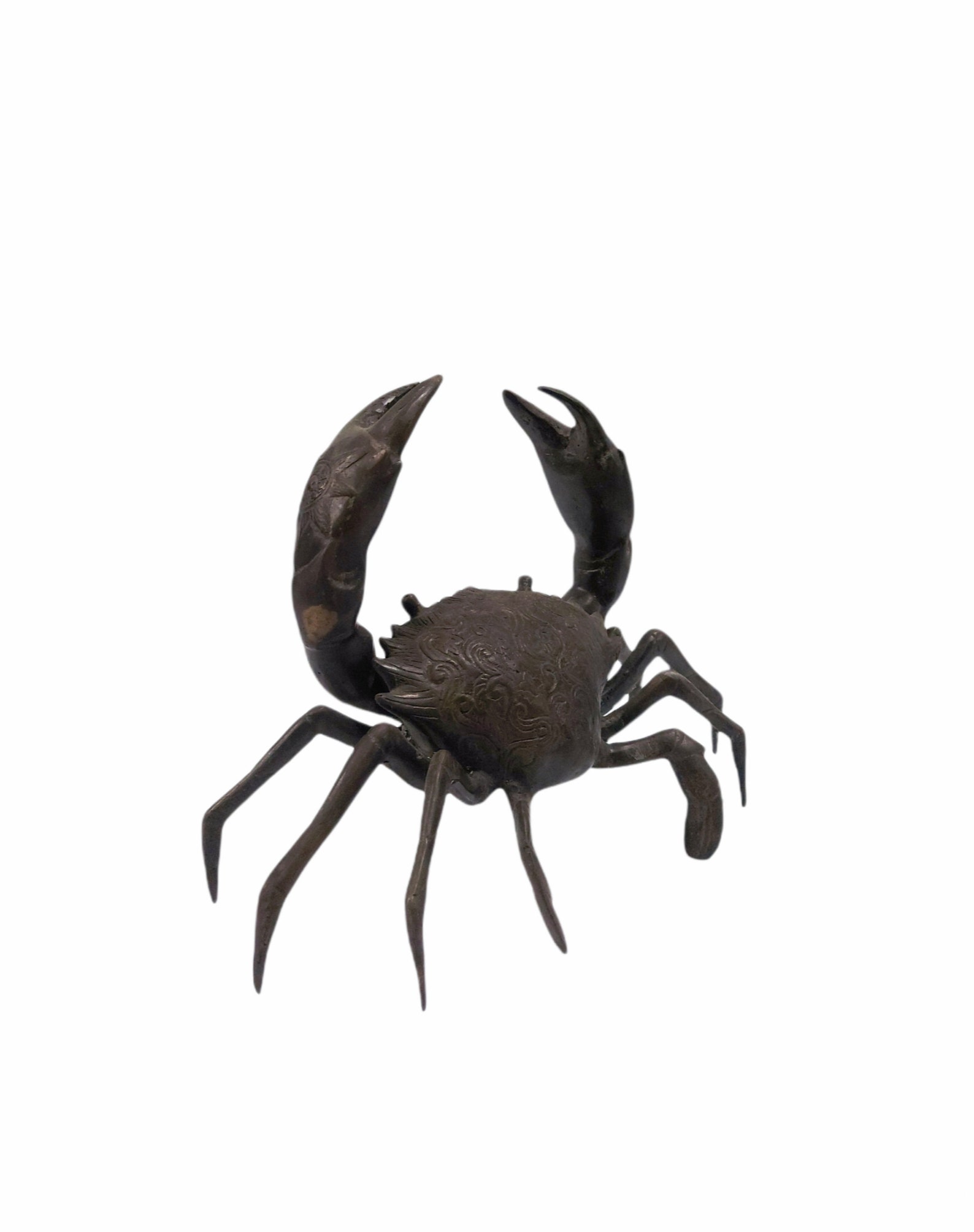 Crab Statue Crab Bronze Bronze Statue Animal Figure Etsy