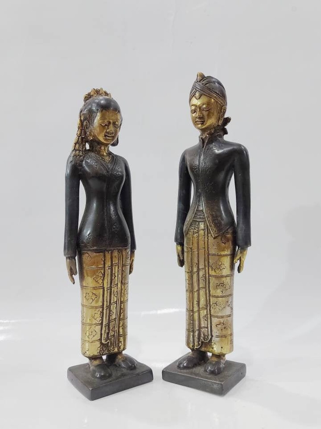 Miniature Java Couple Sculpture, Java Weding , Bronze Sculpture ...