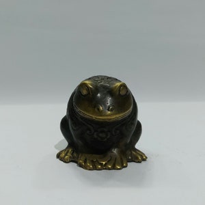 Frog Bronze , Crafts Bronze , Frog Decoration