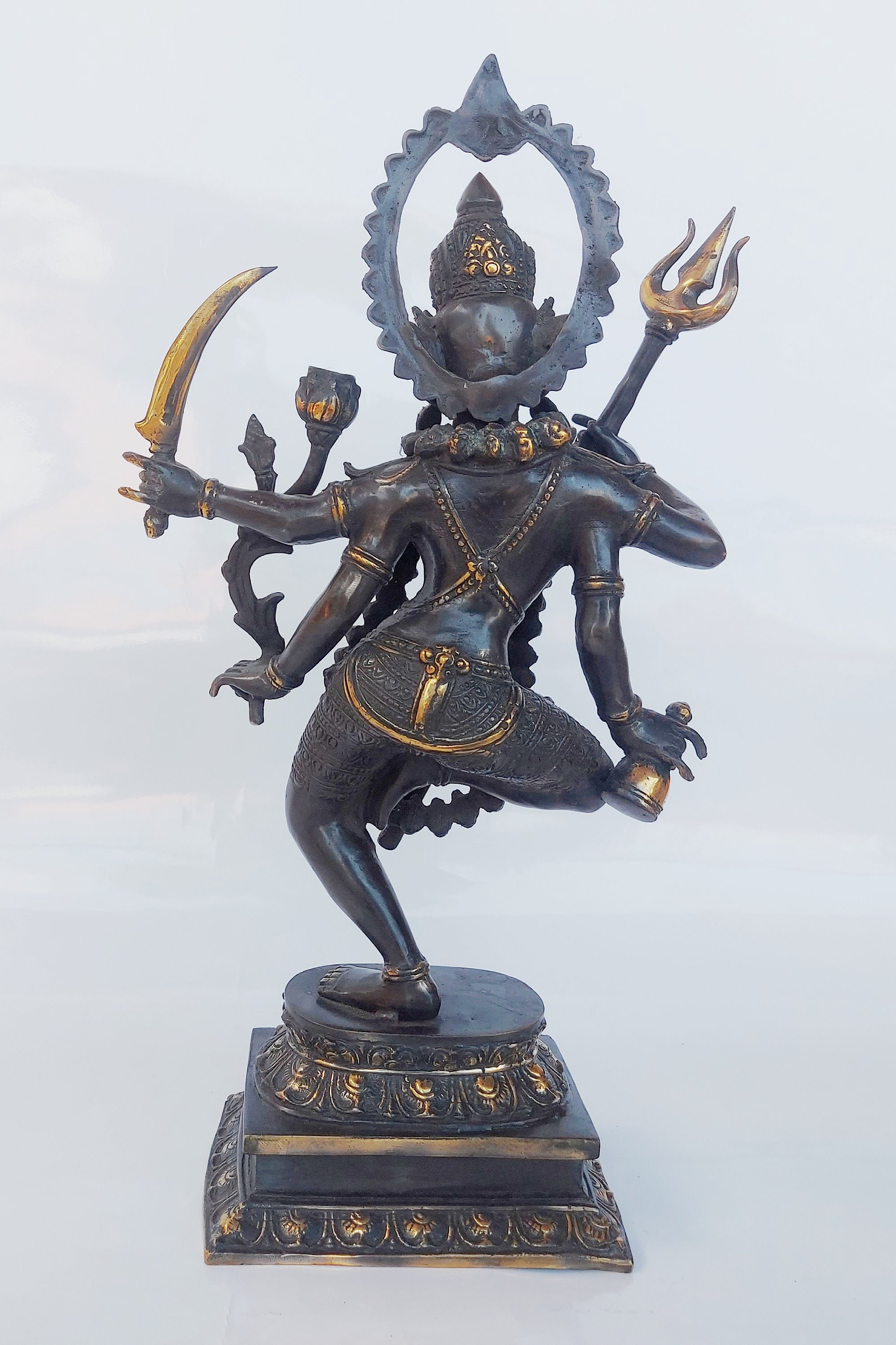 Mahakali 16.5 Inch Hindu God Kali Statue Goddess Kali Etsy