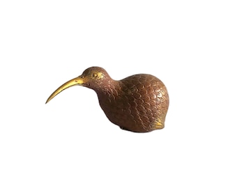 Bronze Kiwi Bird Sculpture , Animal Figurine , Bronze Kiwi Statue , Birth day Gift , Decoration , Gift