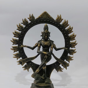 11 INCH OF Dancing Shiva , Shiva Nataraja , Bronze Statue , Divine Lord Dance Figurine ,Hindu God ,The Destroyer ,Bronze Sculpture Lord Siva