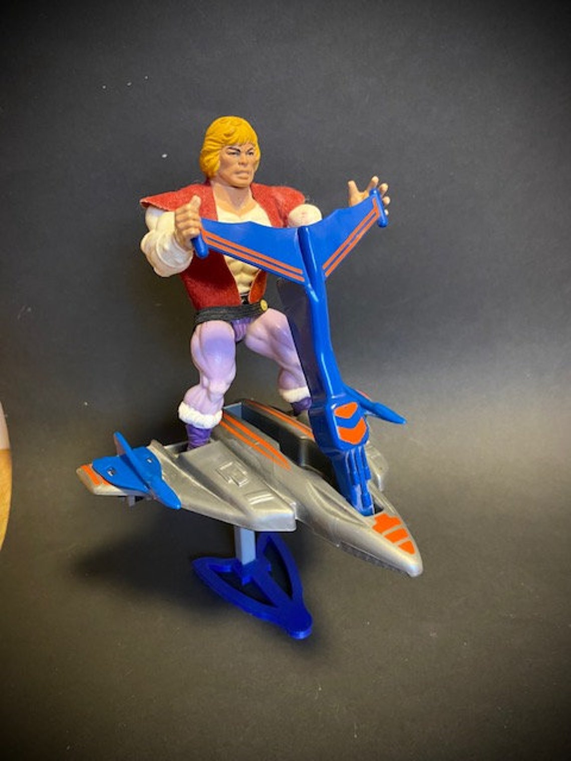 JET SLED Flight Stand Motu Masters of the Universe Etsy