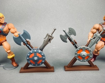HE-MAN Weaponrack for Masters of the Universe MOTU Vintage & Origins