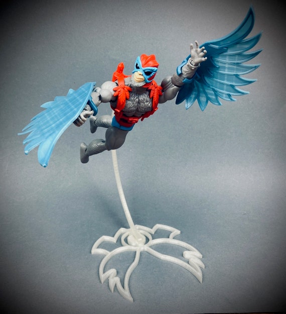 Figurine Musclor Stratos Red Winds - MOTU Vintage 1983 - Fabriqué En France