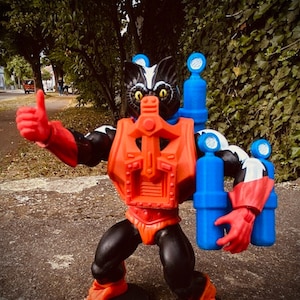 STINKOR Scuba/-GasTanks Motu Origins&Vintage Masters of the Universe