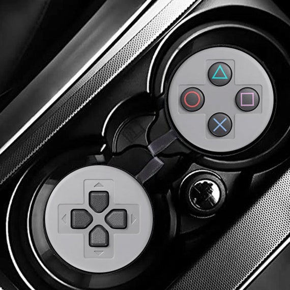 PS1 Playstation Inspired Car Cup Holder Coaster/ PS1 Playstation