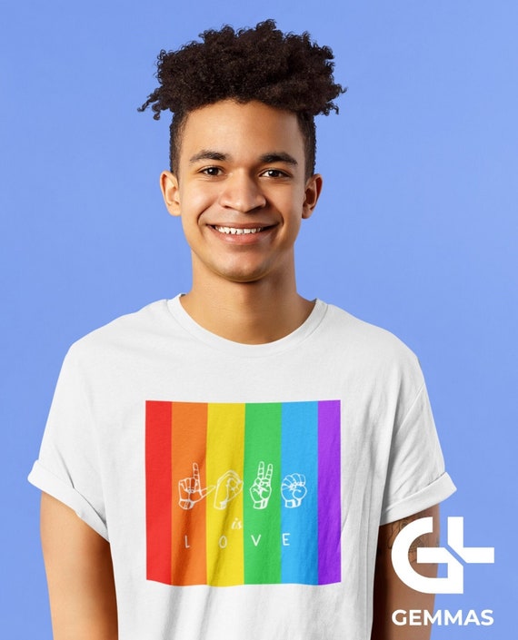 Love is Love Hand Sign LGBT || LGBT T-shirt || Pride T-shirt  