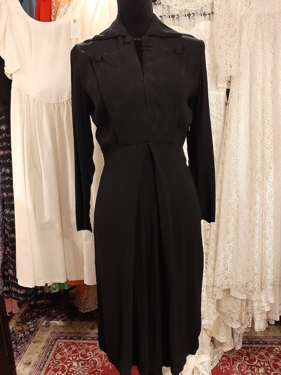 Black dress 1940's