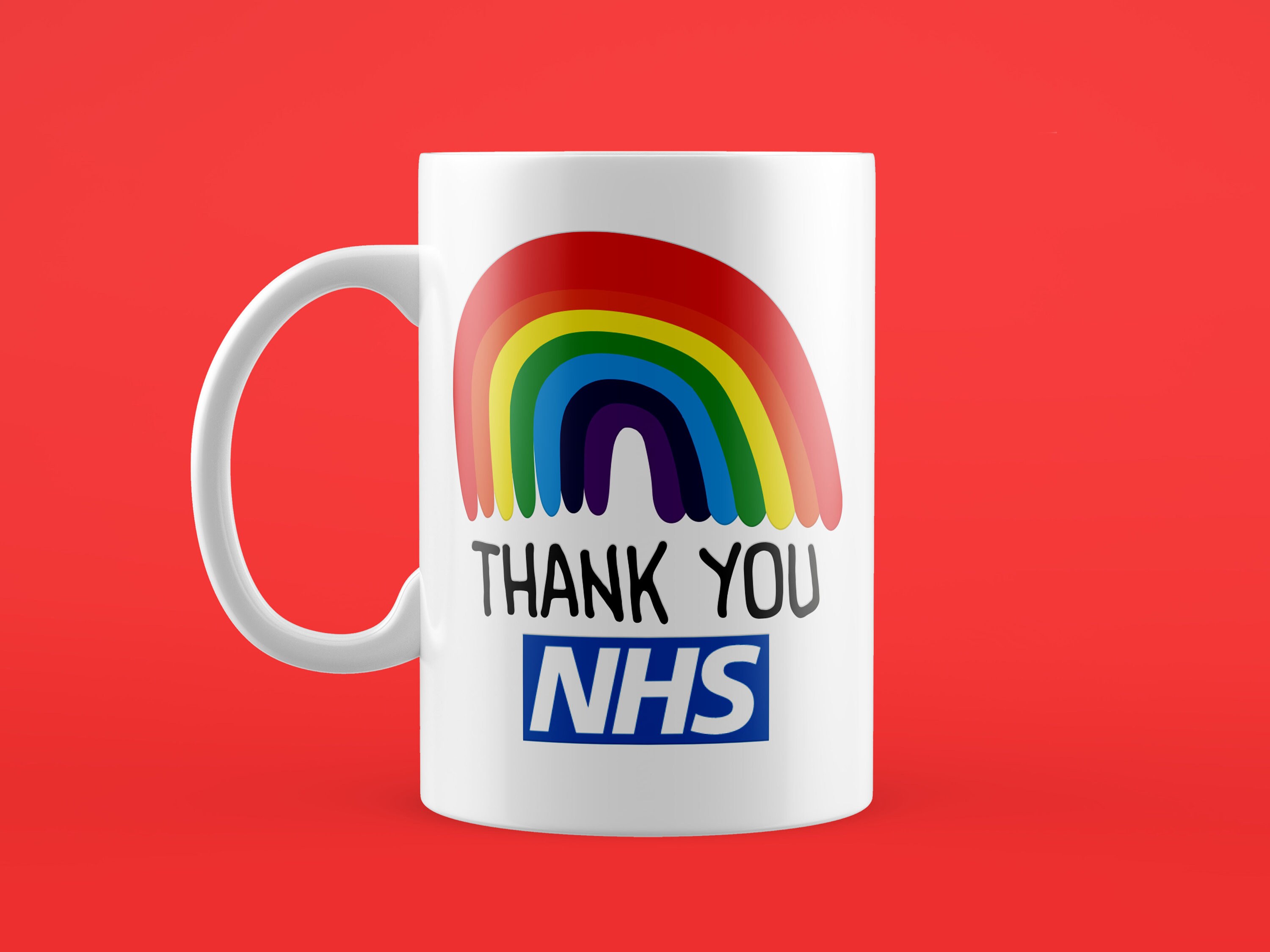Thank you NHS Bold Colours design | Etsy