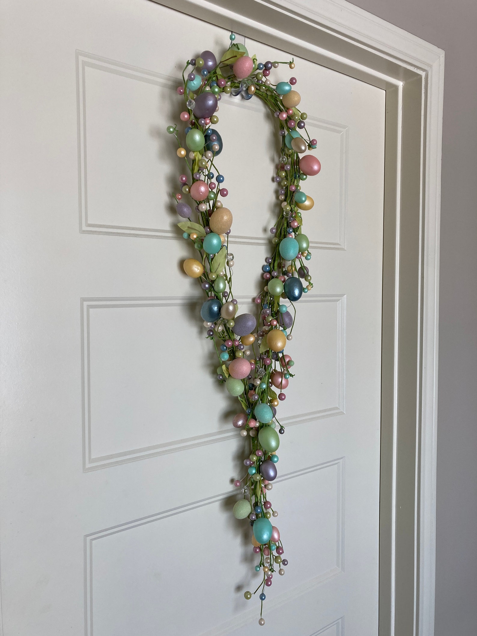 Easter Glamour Garland 6 Easter Egg Garland Easter Etsy