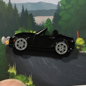 ND Mazda Miata MX5 Enamel Auto Lapel Pin BLACK Collect them!