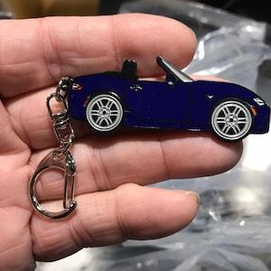 ND #Miata #MX5 #BakedEnamel #Keychains STORMY BLUE Car Pins