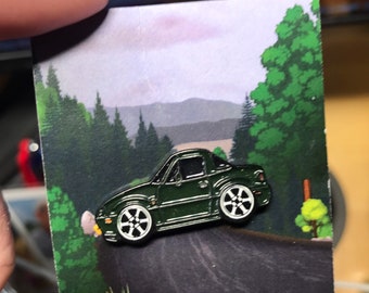 Insignia de Miata Pin NA BRG British Racing Green #Esmalte Auto #LapelPins - #Miata #MX5 #Roadster NA techo rígido