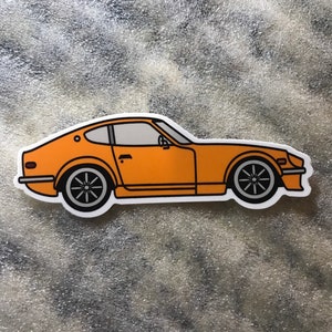Nissan Datsun 240Z STICKERS,  car decal, sports car, available in 4 colors