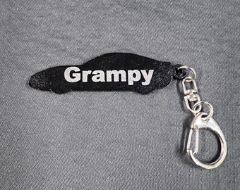 Grabado láser para la parte trasera de Llaveros, complemento, no incluye llavero