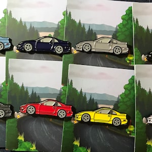 NIssan Datsun 300ZX Z32 Enamel on metal PINS 8 Colors Available