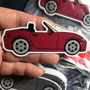 Mazda Miata STICKER ND Mk4 Roadster Convertible available in 5 colors