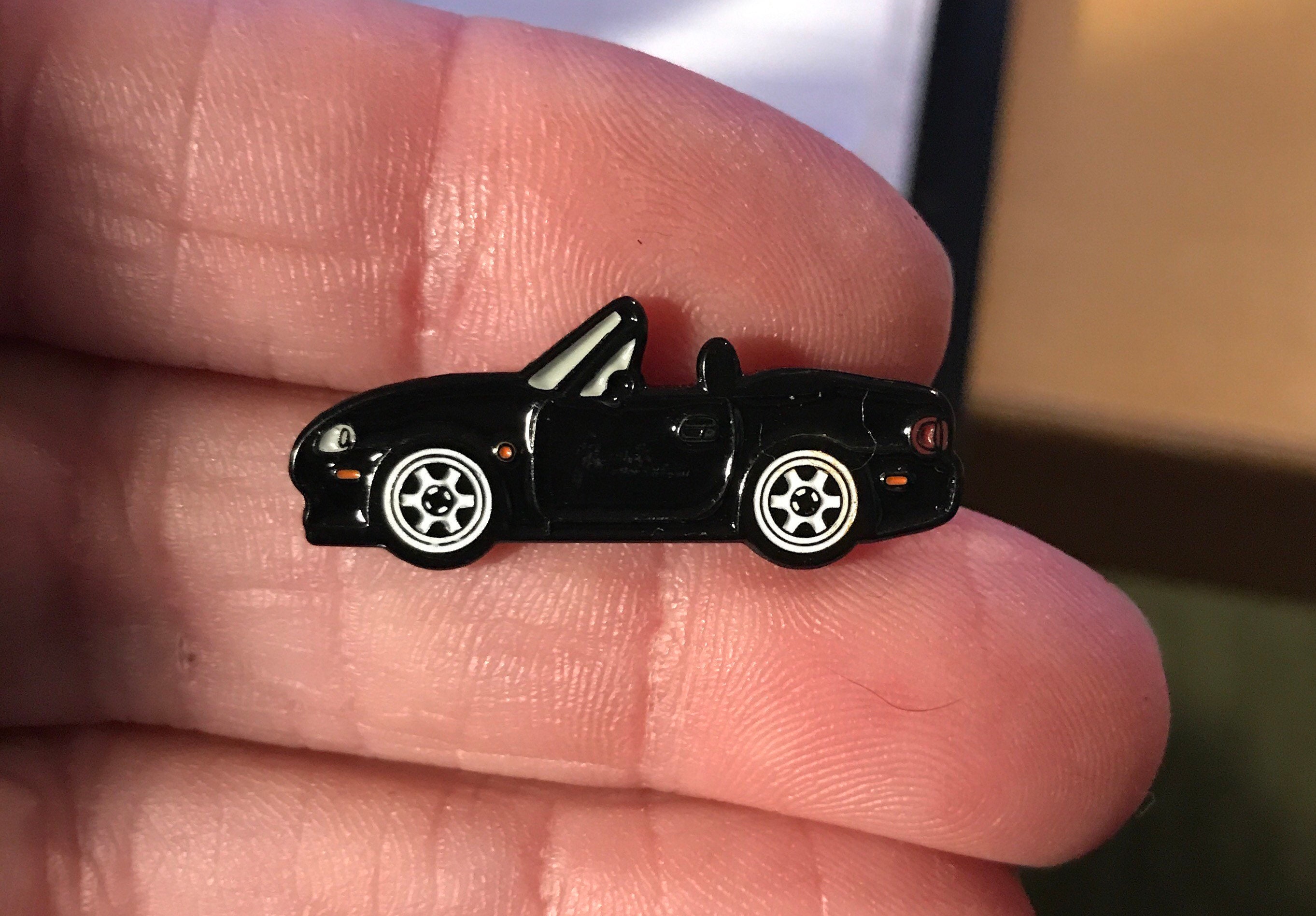 NB Black Enamel Auto Pins Miata MX5 Roadster Lapel Pin NB Etsy