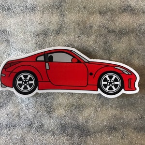 Nissan 350Z STICKERS available in 5 colors