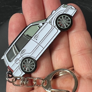 Enamel on Metal Keychains FOR Subaru Forester Turbo STi choose your color! Great gift for the Subie fan in your life!