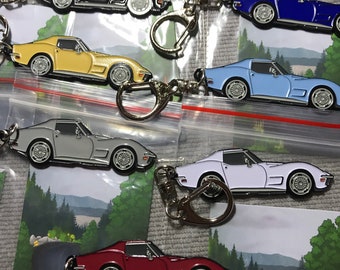 1/24(25) シボレー C3 コルベット スティングレイ 朱色 1/24 シボレー