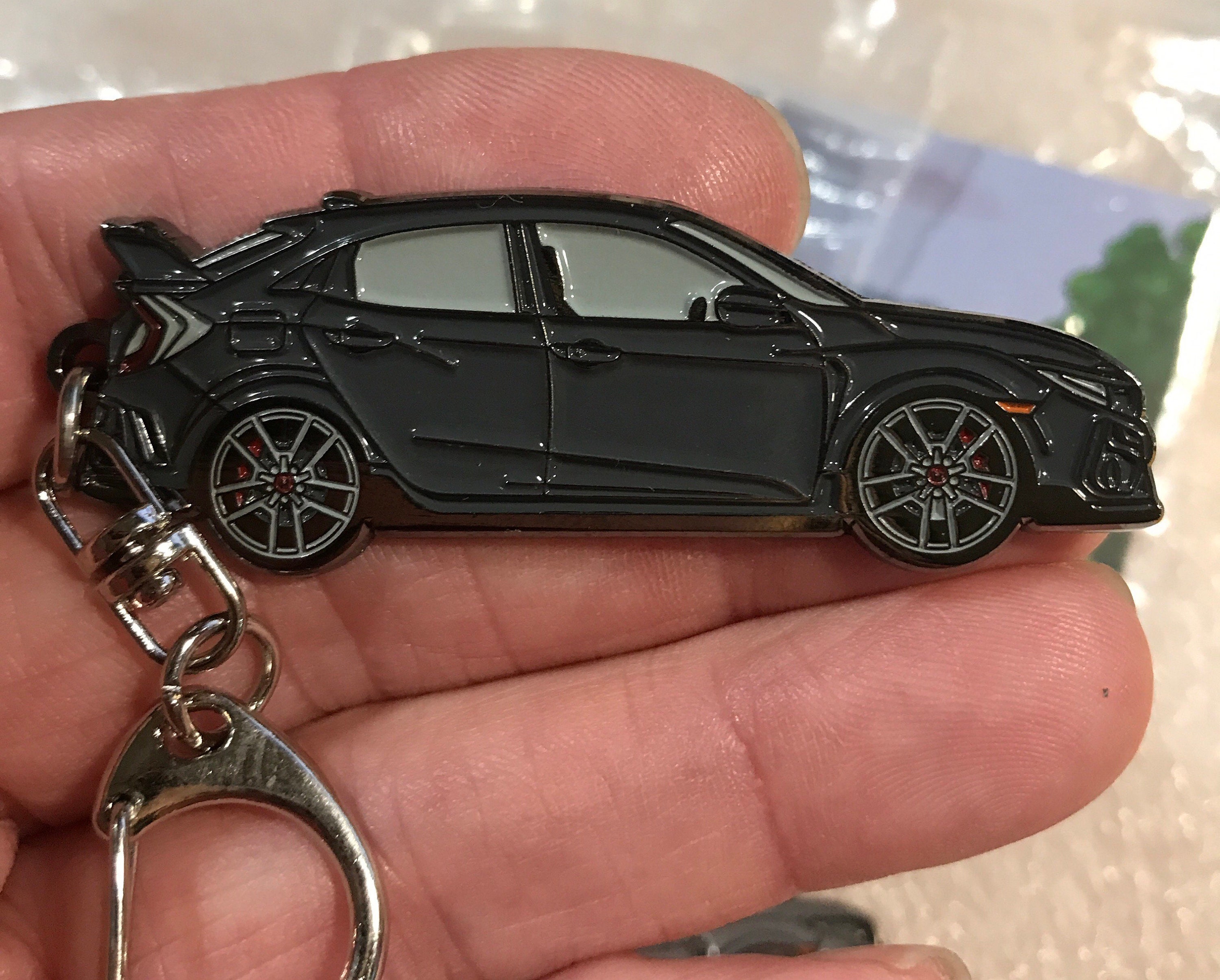 ホンダ用シビック CTR キーホルダー 6色、タイプR、キーホルダー 