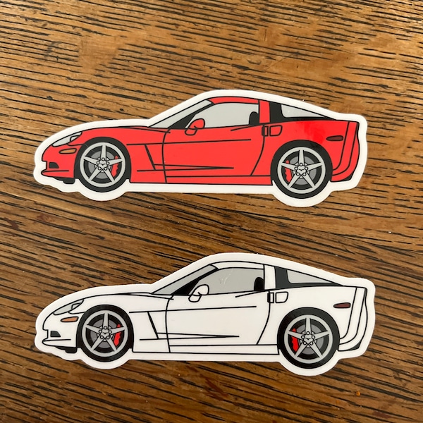 C6 Corvette Decal Etsy