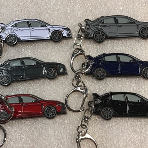 Keychains Civic CTR for Honda 6 Colors, Type R, key chain, enamel, great gift for Honda lovers!