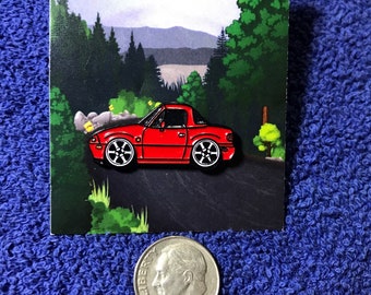 Pines de esmalte para solapa o sombrero Mazda Miata NA Generación NA