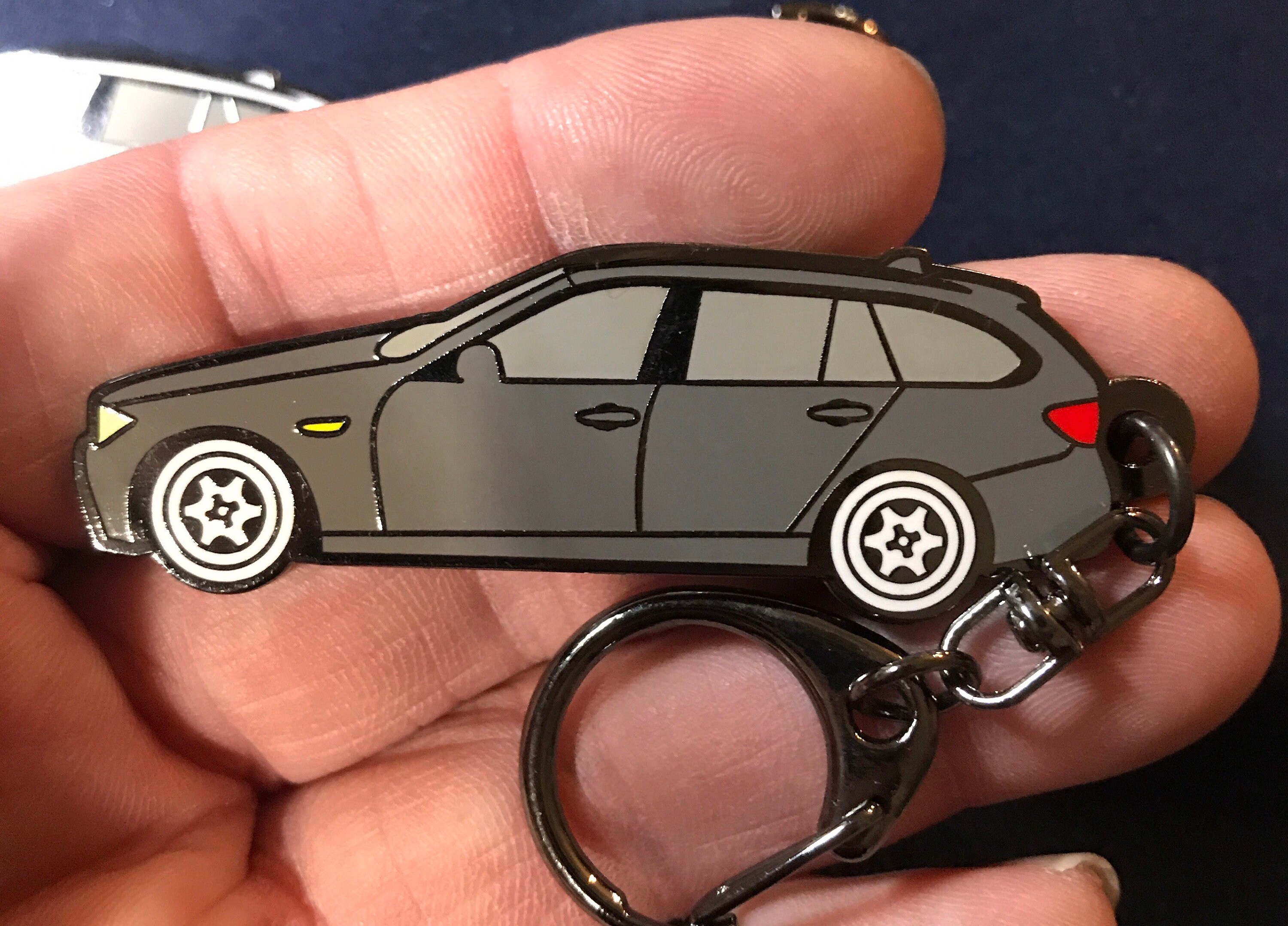 BMW Touring Wagon E91 E36 Enamel Keychain Available in 6 Colors DARK ...
