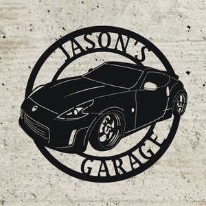 Nissan 370Z Metal Sign, Nissan Z34 Metal Sign, 370Z Metal Sign, Car Sign, Nissan Sign, Nissan Service, 370Z Garage, Z34 Sign, 370ZSign