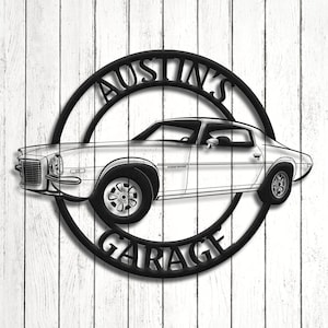 1972 Chevrolet Camaro Rally Sport Metal Sign, Chevrolet Sign, Garage sign, Camaro Rally, Camaro Personalized, Camaro, 1972 Chevy Camaro