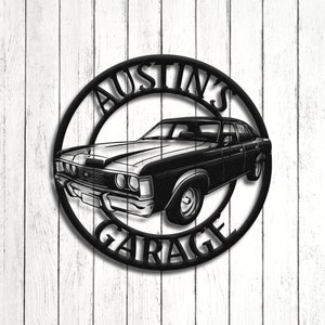 1976 Ford Fairlane ZH Metal Sign, Ford accessories, Ford Garage, Ford gifts, Fairlane ZH art, Ford Vintage Car, Personalized Fairlane Sign