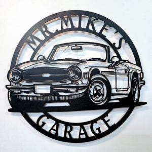 Triumph TR4 Metal Sign, Triumph Sign, Garage sign, Triumph accessories, Triumph gifts, Triumph Wall Art