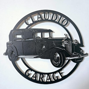 1930 Rolls-Royce Phantom II Metal Sign, Rolls-Royce sign, Rolls Royce Phantom 2, Vintage Rolls Royce, Rolls Royce accessories